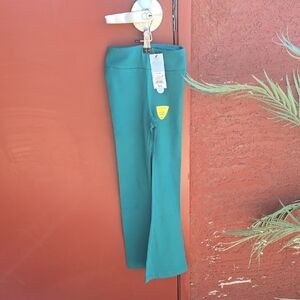 Kids Teal Pants Girls Size Slim 6/7